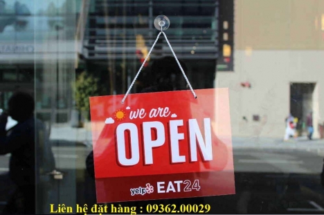 Ưu điểm của các loại biển open close treo cửa bằng mica
