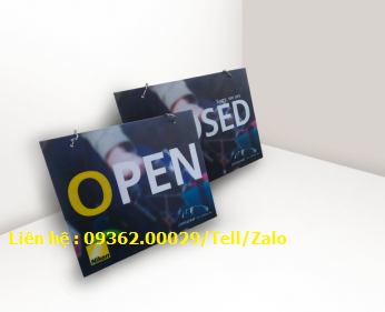 Ưu điểm của các loại biển open close treo cửa bằng mica
