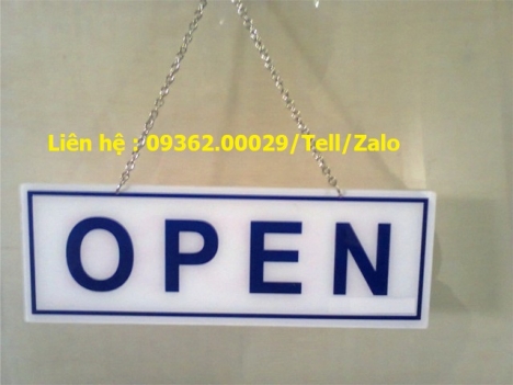 Ưu điểm của các loại biển open close treo cửa bằng mica