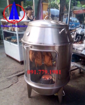 Lò quay gà vịt dùng kính 546