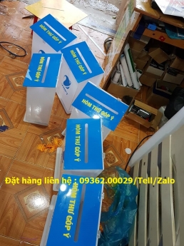 Hòm thư góp ý treo tường màu trắng sữa