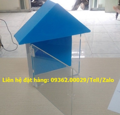 Hòm thư góp ý treo tường màu trắng sữa