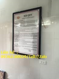Nhân làm các biển nội quy, biển hướng dẫn theo yêu cầu