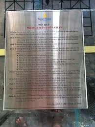 Nhân làm các biển nội quy, biển hướng dẫn theo yêu cầu