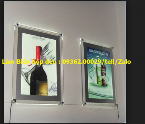 Một số mẫu biển hộp đèn siêu mỏng-Tranh đèn led gia công theo yêu cầu