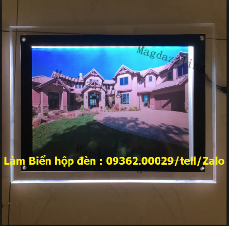 Một số mẫu biển hộp đèn siêu mỏng-Tranh đèn led gia công theo yêu cầu