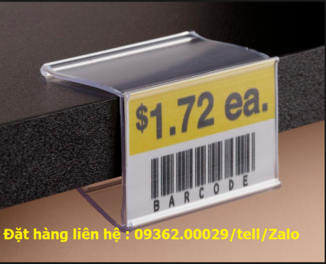 Bảng giá để thông tin hàng tại các siêu thị-Biển tên sản phẩm