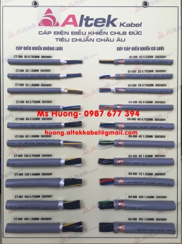 Cáp điều khiển tín hiệu chống nhiễu - Cáp điện Altek Kabel/Cáp tín hiệu AWG
