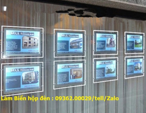 Một số mẫu biển hộp đèn siêu mỏng-Tranh đèn led gia công theo yêu cầu