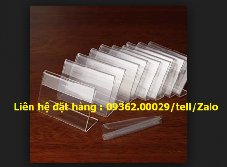Bảng giá để thông tin hàng tại các siêu thị-Biển tên sản phẩm