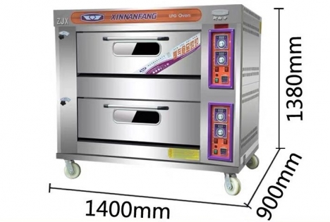 Lò nướng bánh 2 tầng 4 khay 5456