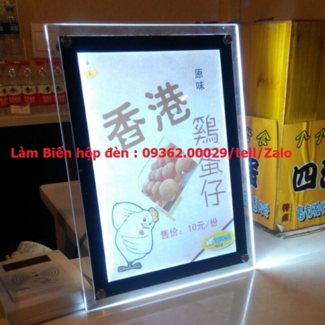 Một số mẫu biển hộp đèn siêu mỏng-Tranh đèn led gia công theo yêu cầu