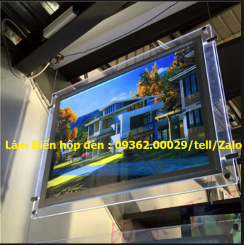 Một số mẫu biển hộp đèn siêu mỏng-Tranh đèn led gia công theo yêu cầu