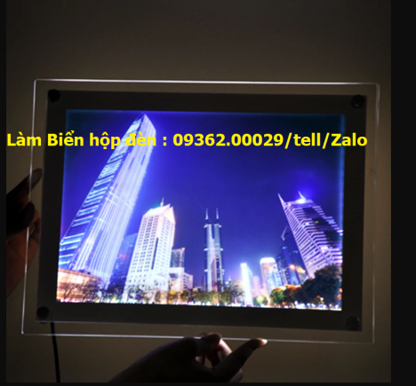 Một số mẫu biển hộp đèn siêu mỏng-Tranh đèn led gia công theo yêu cầu