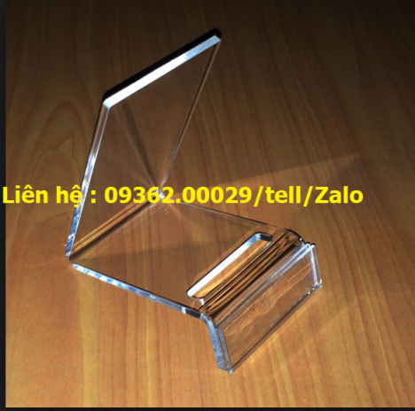 Sản phẩm kệ mica trưng bày sách báo, catalog, tài liệu