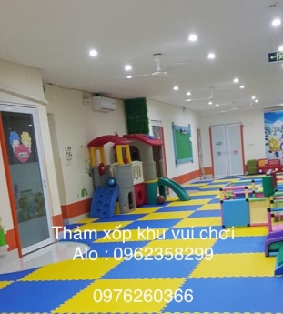 thảm xốp khu vui chơi
