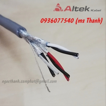 Cáp tín hiệu 3 Pair 22 AWG, cáp xoắn chống nhiễu Altek kabel
