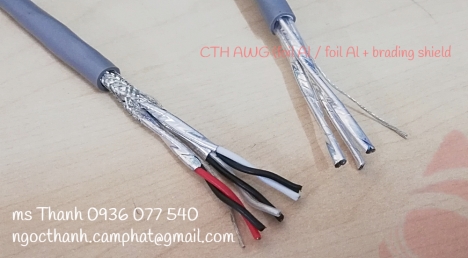 Cáp tín hiệu 3 Pair 22 AWG, cáp xoắn chống nhiễu Altek kabel