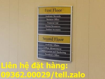 Các loại biển chỉ dẫn- CUng cấp các loại biển chỉ dẫn cho tòa nhà