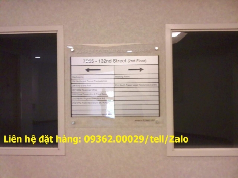 Các loại biển chỉ dẫn- CUng cấp các loại biển chỉ dẫn cho tòa nhà