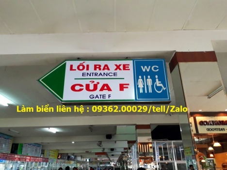 Các loại biển chỉ dẫn- CUng cấp các loại biển chỉ dẫn cho tòa nhà