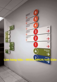 Các loại biển chỉ dẫn- CUng cấp các loại biển chỉ dẫn cho tòa nhà