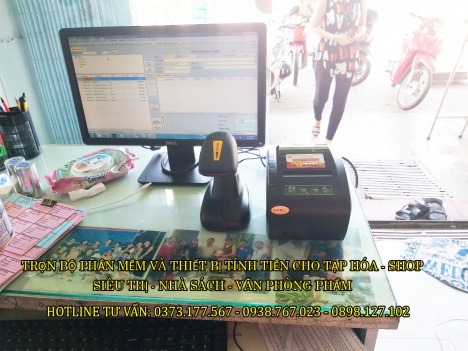 TRỌN BỘ MÁY TÍNH TIỀN CẢM ỨNG cho Shop Thời Trang Quần Áo tại Hà Nội