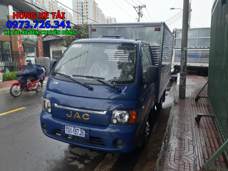 Xe tải JAC 1t25 thùng dài 3m2 máy dầu trả trước 40 triệu nhận xe ngay.