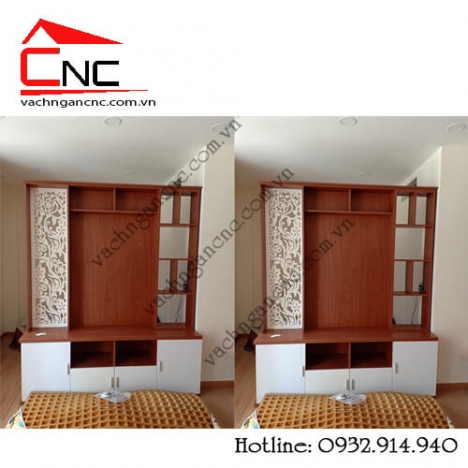 Tuyển tập 10 mẫu vách ngăn phòng khách bằng gỗ cnc giá rẻ