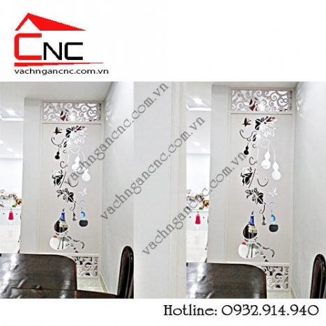 Tuyển tập 10 mẫu vách ngăn phòng khách bằng gỗ cnc giá rẻ