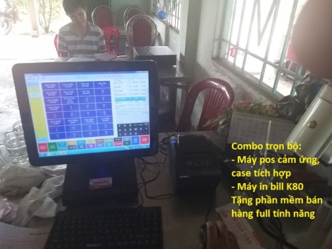 Lắp tận nơi full bộ máy tính tiền giá rẻ cho quán nhậu tại Bạc Liêu–Kiên Giang–Cần Thơ