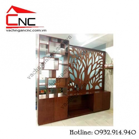 Tuyển tập 10 mẫu vách ngăn phòng khách bằng gỗ cnc giá rẻ