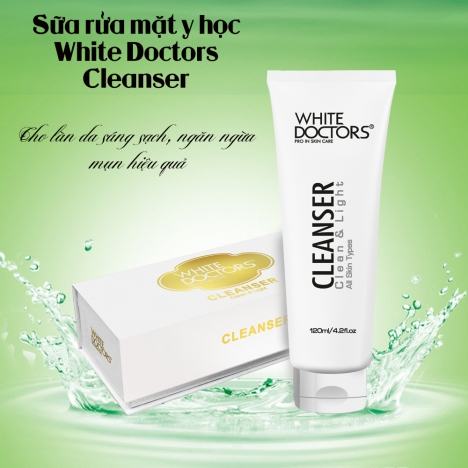 Sữa Rửa Mặt Trắng Da, Sạch Nhờn White Doctors