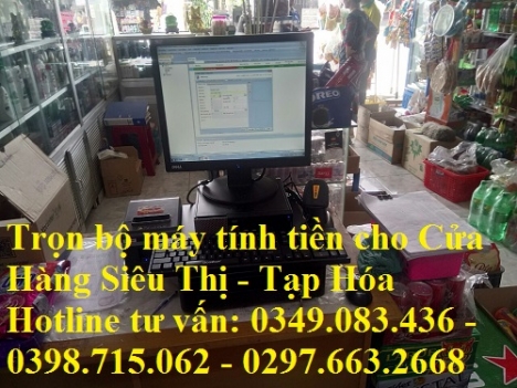Chuyên bán máy tính tiền tại Kiên Giang cho Cửa Hàng Siêu Thị MiNi giá rẻ 