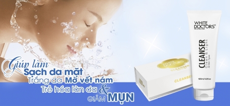 Sữa Rửa Mặt Trắng Da, Sạch Nhờn White Doctors