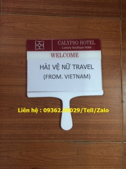 Gia công các mẫu Biển –bảng đón khách sân bay