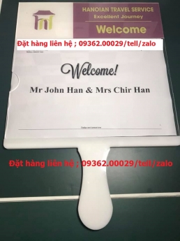 Gia công các mẫu Biển –bảng đón khách sân bay