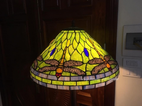 Đèn Sàn Tiffany Họa Tiết Chuồn Chuồn