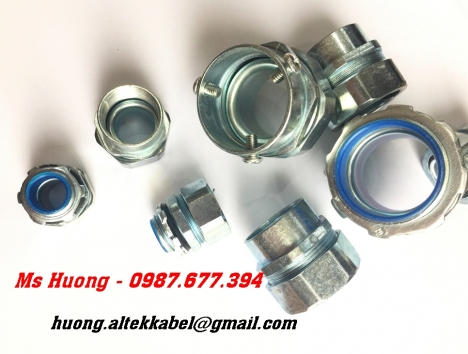 Ống Kẽm Đàn Hồi Bọc Nhựa Pvc - Đầu Nối Ống Kẽm Với Tủ Điện