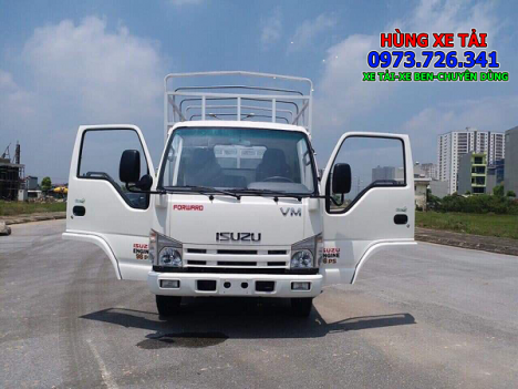 Xe tải ISUZU 3t49 thùng dài 4m4  hỗ trợ trả góp 85%.