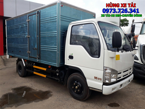 Xe tải ISUZU 3t49 thùng dài 4m4  hỗ trợ trả góp 85%.