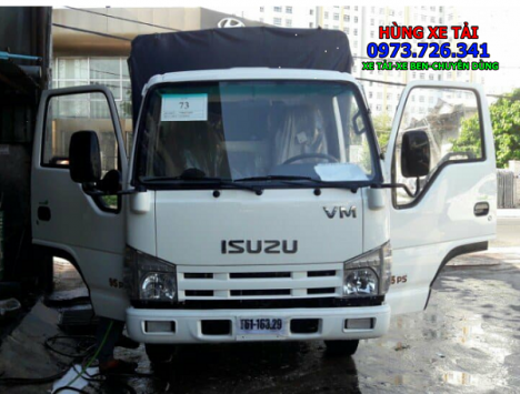 Xe tải ISUZU 3t49 thùng dài 4m4 hỗ trợ vay tối đa.