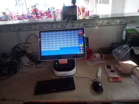 Máy tính tiền giá rẻ dành cho tiệm Nail-Salon tóc tại An Giang-Long An-Tây Ninh  