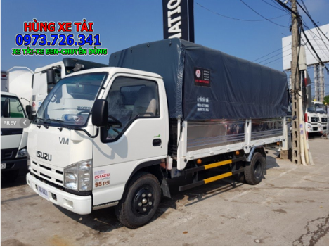 Xe tải ISUZU 3t49 thùng dài 4m4 giá tốt nhất thị trường.