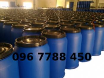 Phuy nhựa 50lit đựng hóa chất thành phẩm giá cạnh tranh