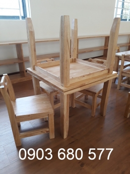 Bàn ghế gỗ mầm non giá cực RẺ