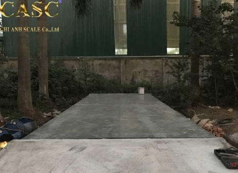 LẮP ĐẶT HỆ THỐNG CÂN XE TẢI 80 TẤN - Cân Chi Anh