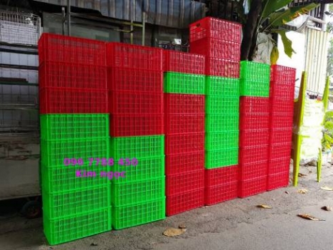 rổ nhựa 26 bánh xe đựng hàng dệt may xí nghiệp