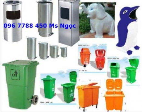 thùng rác inox các loại để khách sạn văn phòng