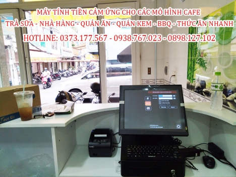 Lắp tận nơi máy tính tiền cho quán ăn sân vườn tại Cần Thơ